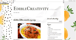 Desktop Screenshot of ediblecreativity.com